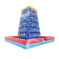 Inflatable Kids Rock Climbing Wall, Adventure Climbing Games, cheap inflatable climbing wall