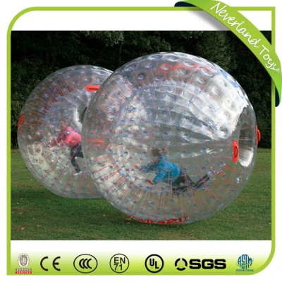 Funny Commercial inflatable human hamster ball / inflatable human bowling ball / inflatable zorb ball