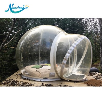 Luxury Transparent Inflatable Sphere Tent Igloo Inflatable Crystal Bubble Tent Clear Dome Tent